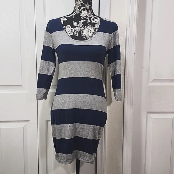 Forever 21 | Dresses | Forever 2 Gray And Blue Striped Short Dress M | Poshmark Forever 21 | Dresses | Forever 2 Gray And Blue Striped Short Dress M | Poshmark
